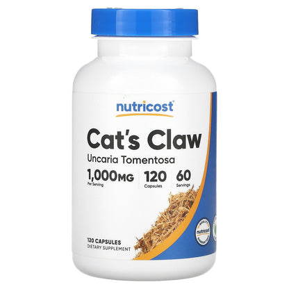 Nutricost, Cat's Claw, 1,000 mg, 120 Capsules (500 mg per Capsule)