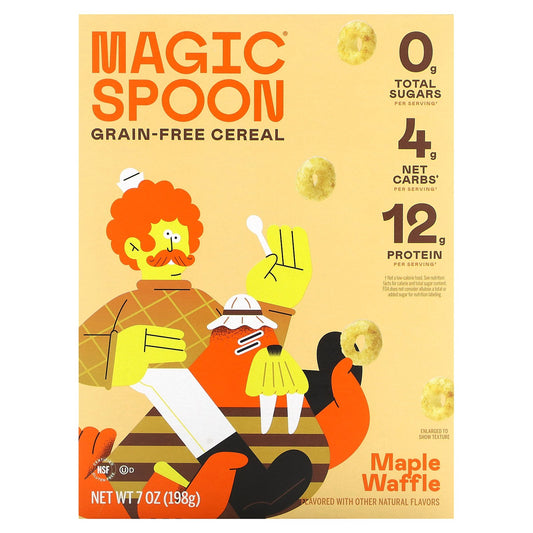 Magic Spoon, Grain-Free Cereal, Maple Waffle, 7 oz (198 g)