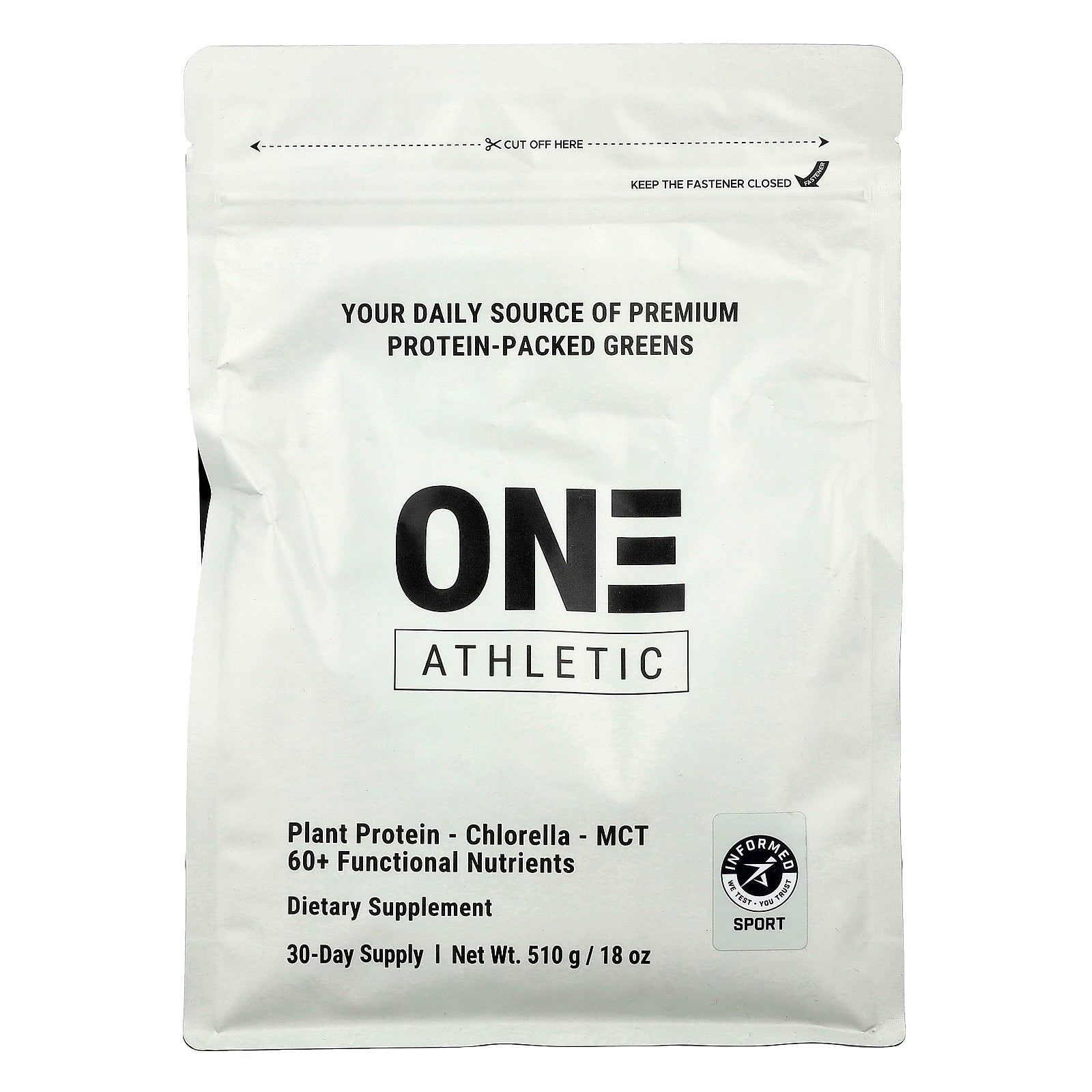 Sun Chlorella, On3 Athletic, 18 oz (510 g)