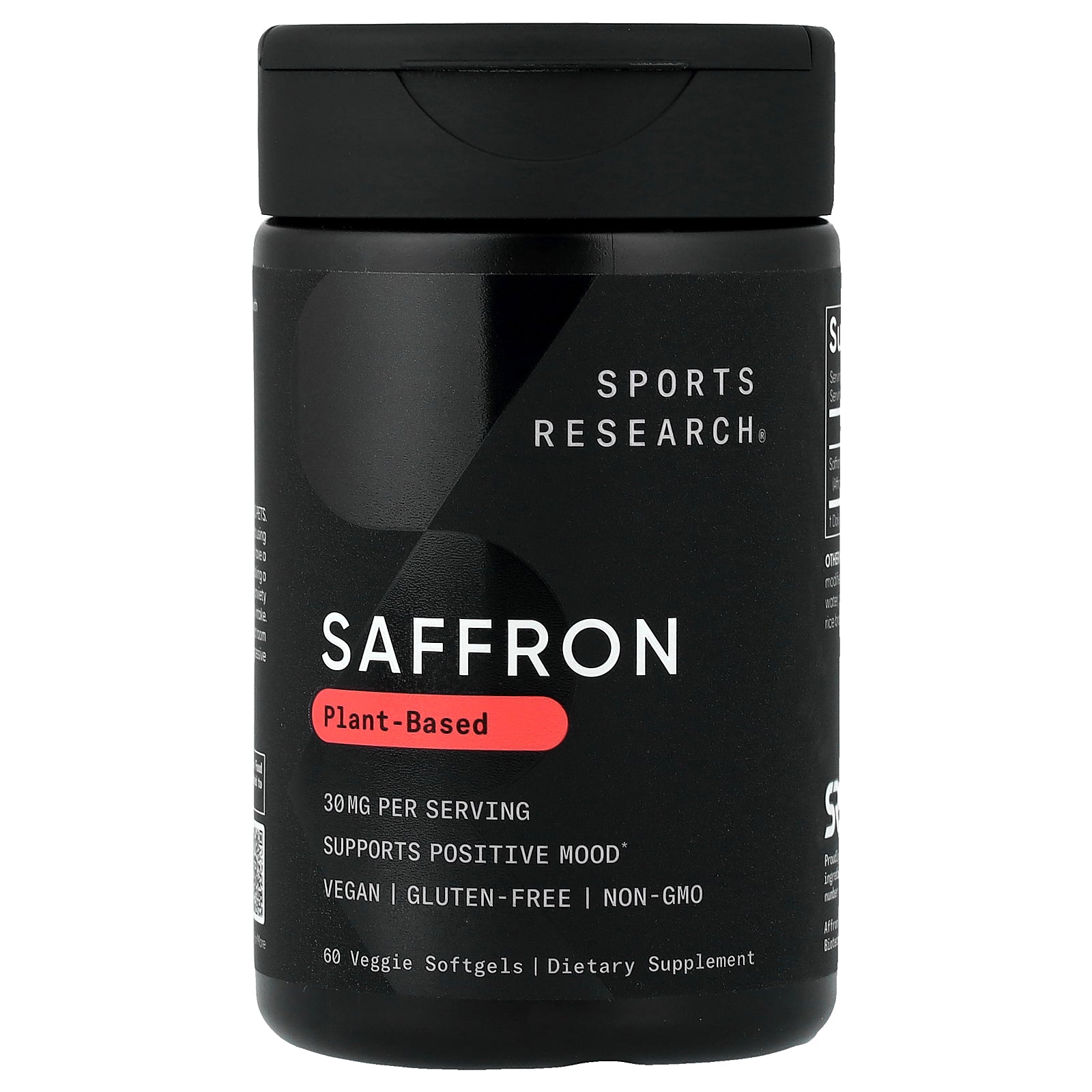 Sports Research, Saffron, 30 mg, 60 Veggie Softgels