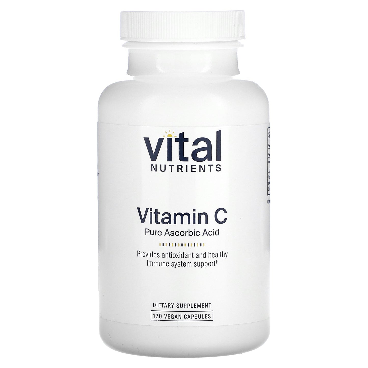 Vital Nutrients, Vitamin C, 120 Vegan Capsules (1,000 mg per Capsule)