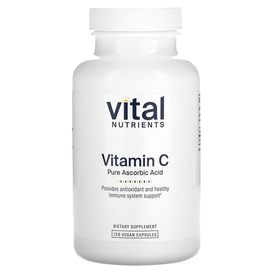 Vital Nutrients, Vitamin C, 120 Vegan Capsules (1,000 mg per Capsule)