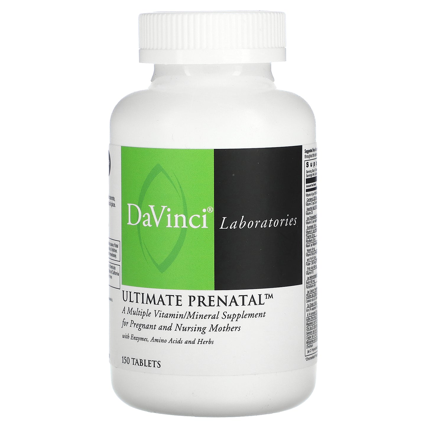 DaVinci Laboratories, Ultimate Prenatal, 150 Tablets