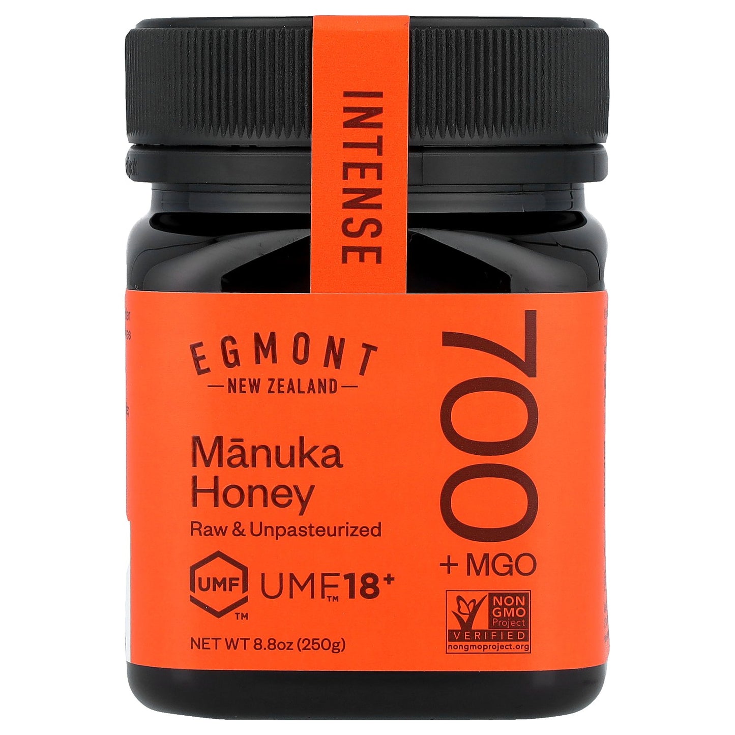 Egmont Honey, Manuka Honey, Raw & Unpasteurized, UMF™ 18+,  MGO 700+, 8.8 oz (250 g)