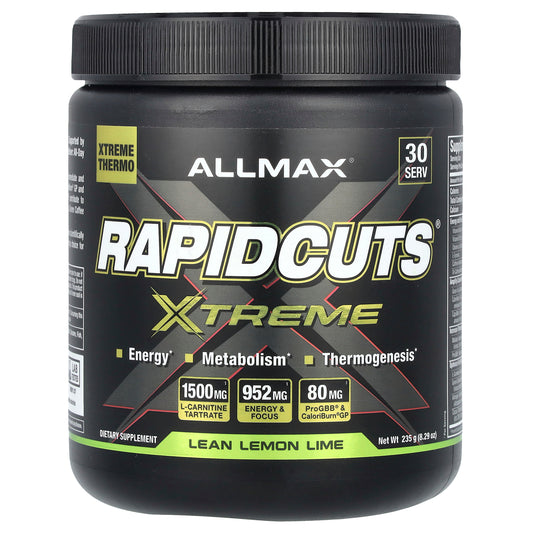 ALLMAX, Rapidcuts® Xtreme, Lean Lemon Lime, 8.29 oz (235 g)