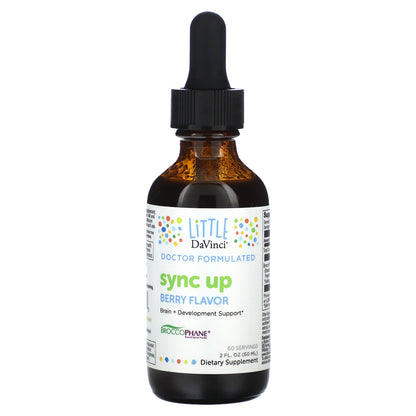 Little DaVinci, Sync Up, Berry, 375 mcg, 2 fl oz (60 ml)