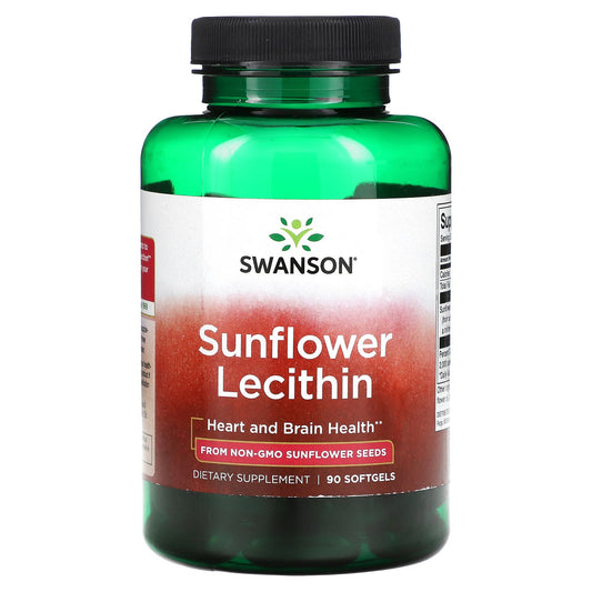 Swanson, Sunflower Lecithin, 90 Softgels