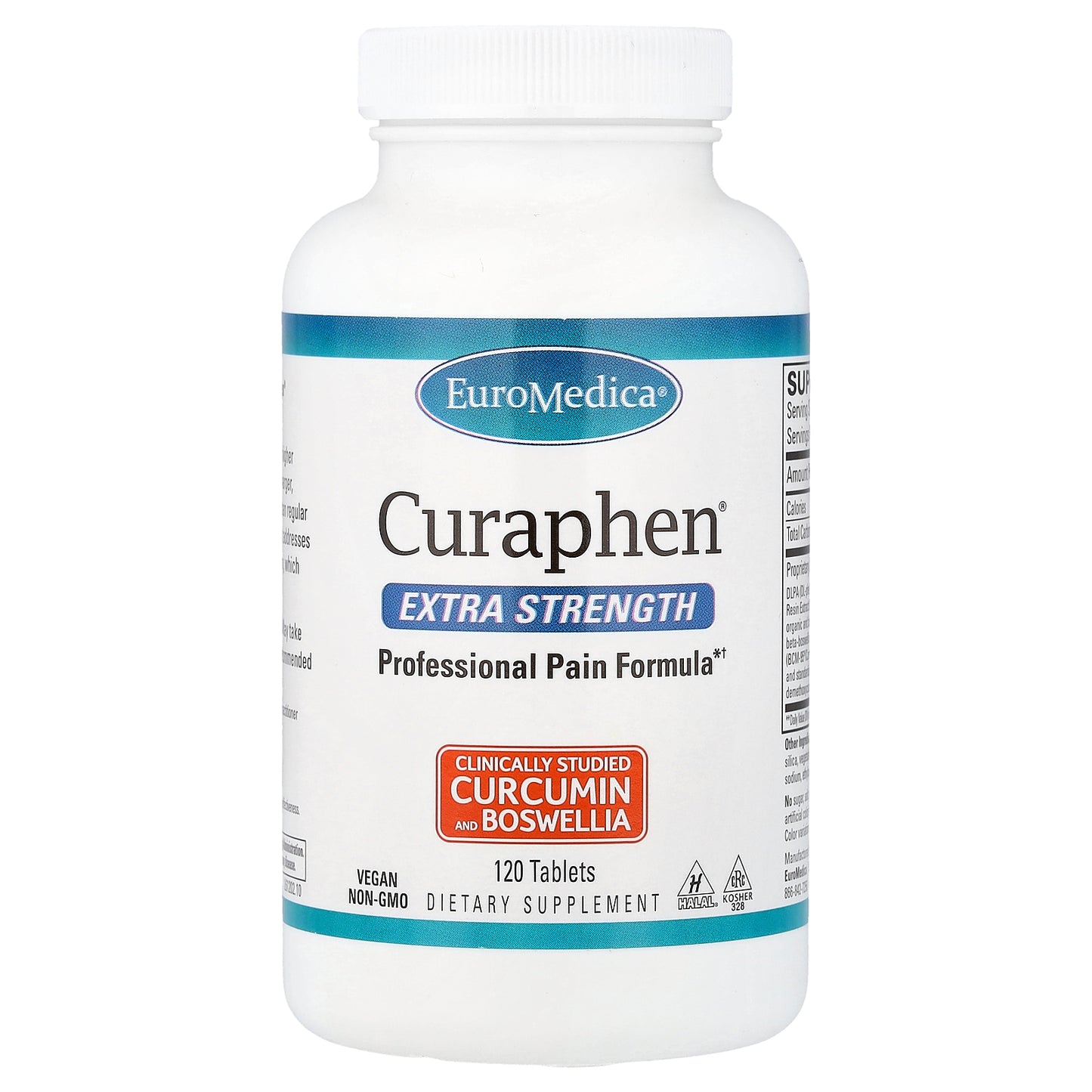 EuroMedica, Curaphen®, 120 Tablets