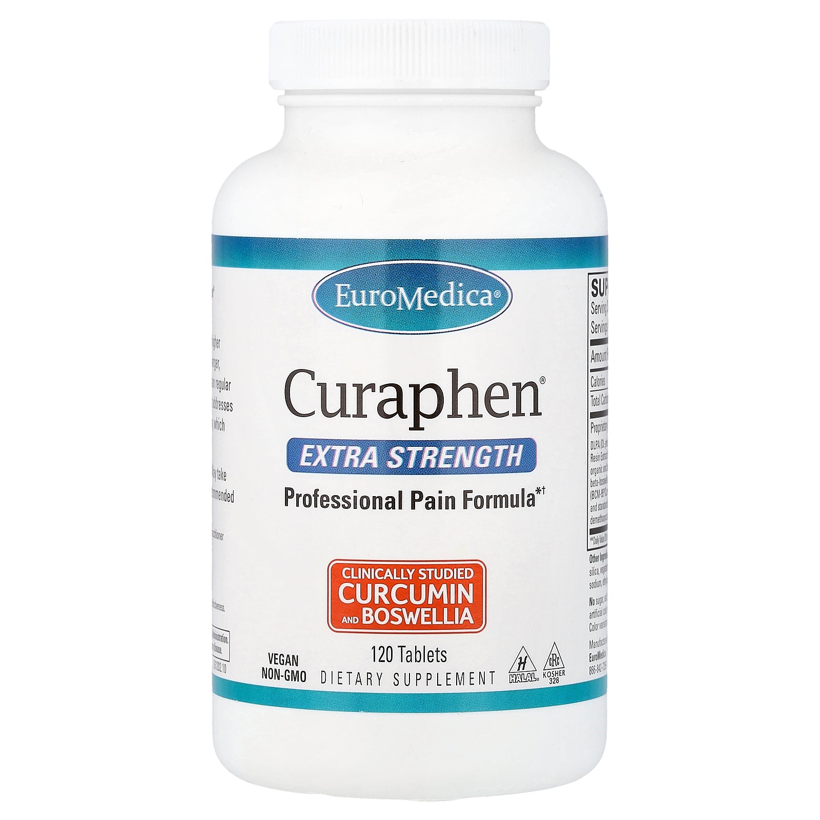 EuroMedica, Curaphen®, 120 Tablets