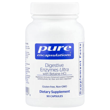 Pure Encapsulations, Digestive Enzymes Ultra With Betaine HCl, 90 Capsules