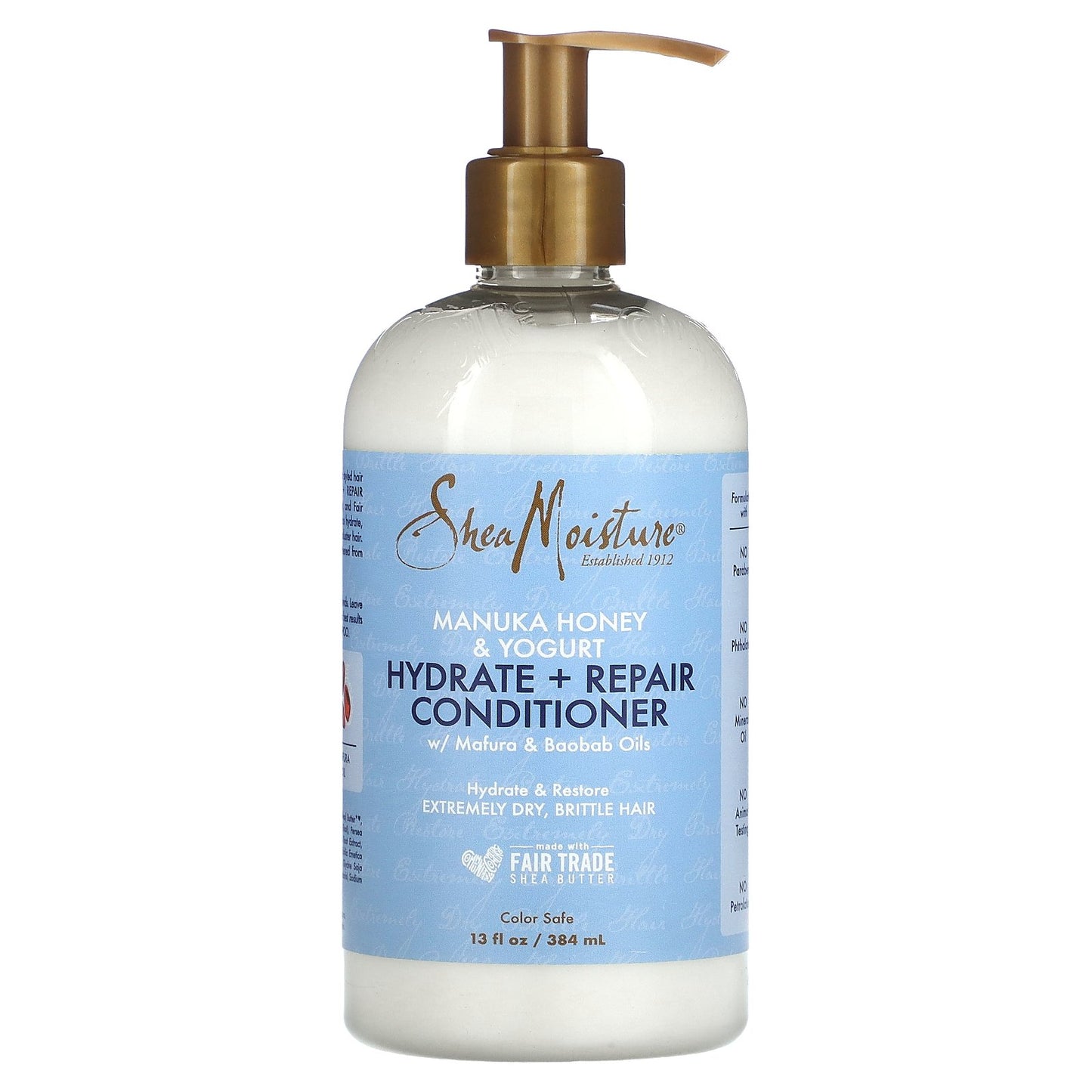 SheaMoisture, Manuka Honey & Yogurt, Hydrate + Repair Conditioner, 13 fl oz (384 ml)