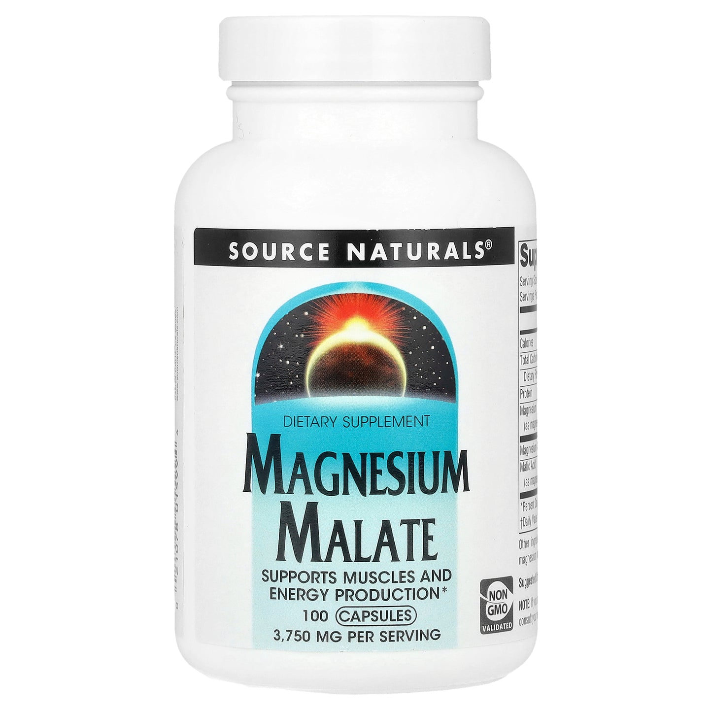 Source Naturals, Magnesium Malate, 3,750 mg, 100 Capsules (625 mg per Capsule)