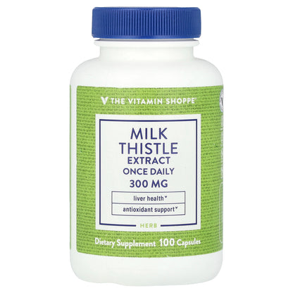 The Vitamin Shoppe, Milk Thistle Extract, 300 mg, 100 Capsules