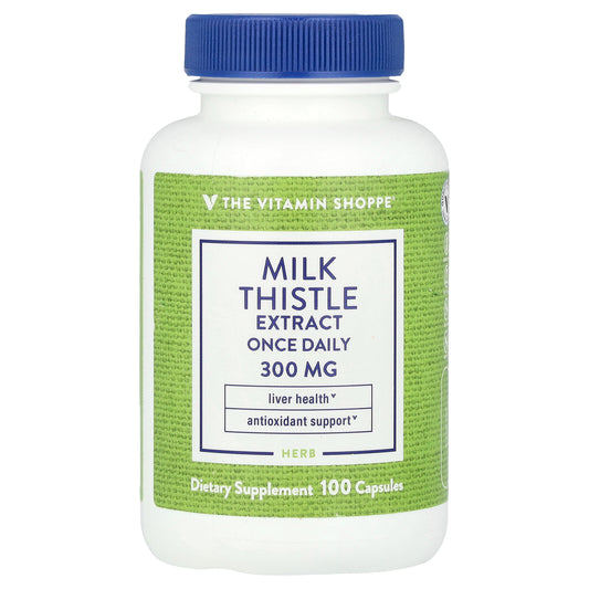 The Vitamin Shoppe, Milk Thistle Extract, 300 mg, 100 Capsules