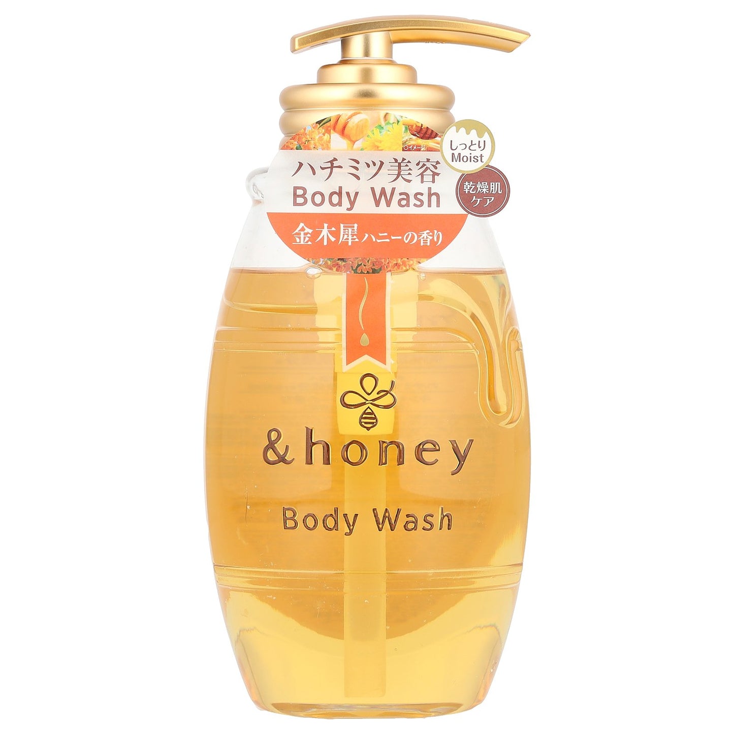 &honey, Deep Moist Gel Body Wash, Osmanthus Honey, 16.9 fl oz (500 ml)