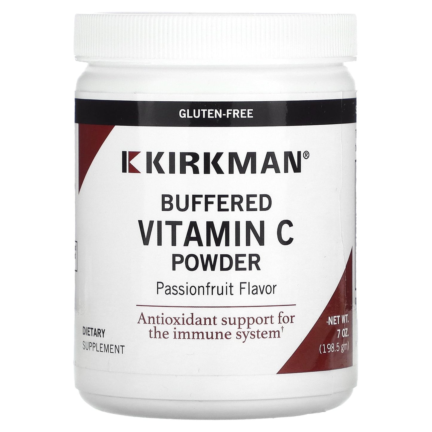 Kirkman Labs, Buffered  Vitamin C Powder, Passionfruit, 7 oz (198.5 gm)