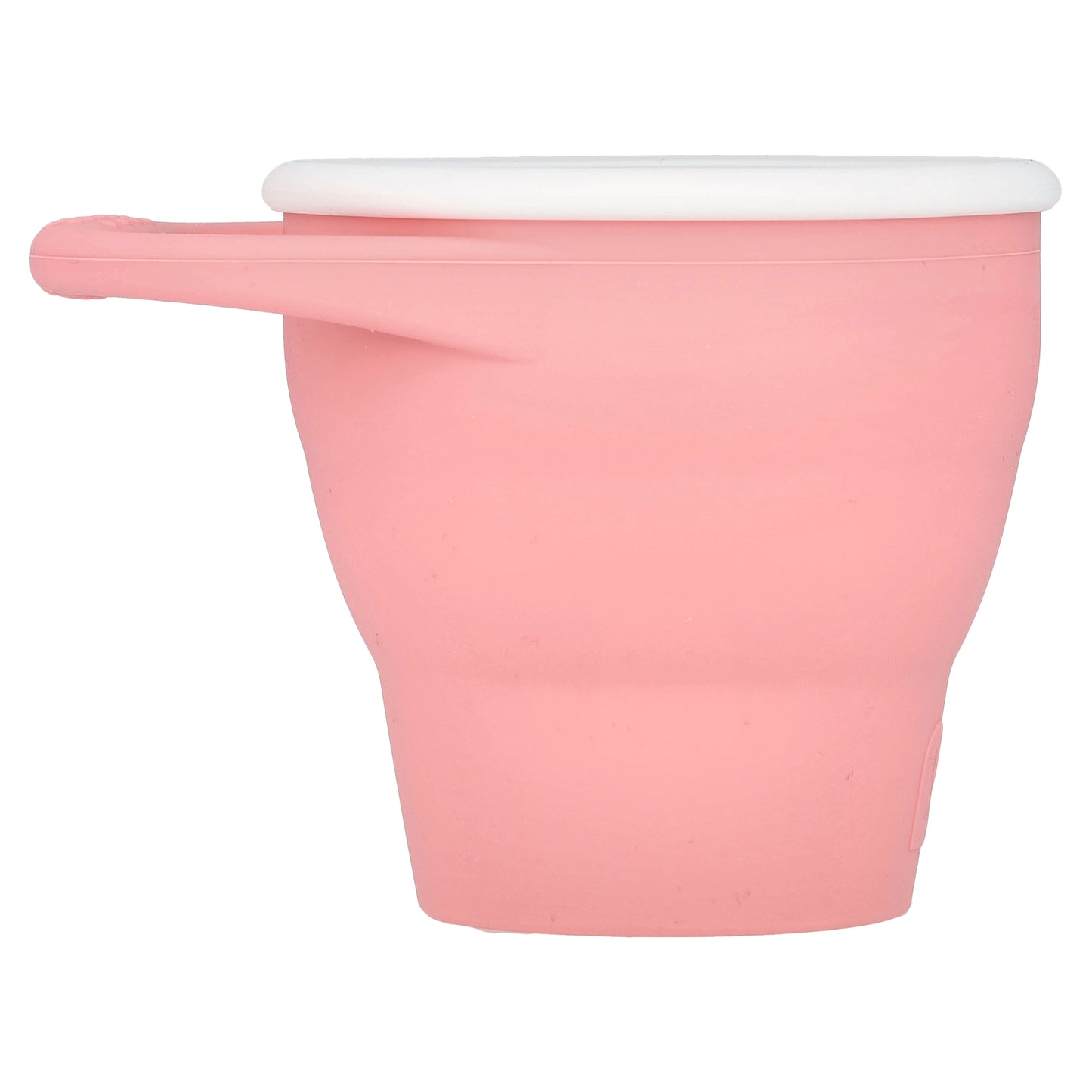 Munchkin, C'est Silicone!™, Snack Catcher With Lid, 6 Months+, Coral, 1 Count