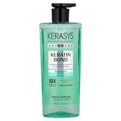 Kerasys, Advanced, Keratin Bond Shampoo, Purifying , 20.2 fl oz (600 ml)