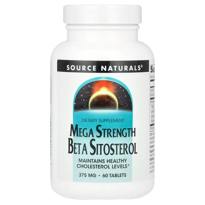 Source Naturals, Mega Strength Beta Sitosterol, 60 Tablets