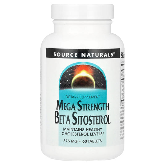 Source Naturals, Mega Strength Beta Sitosterol, 60 Tablets