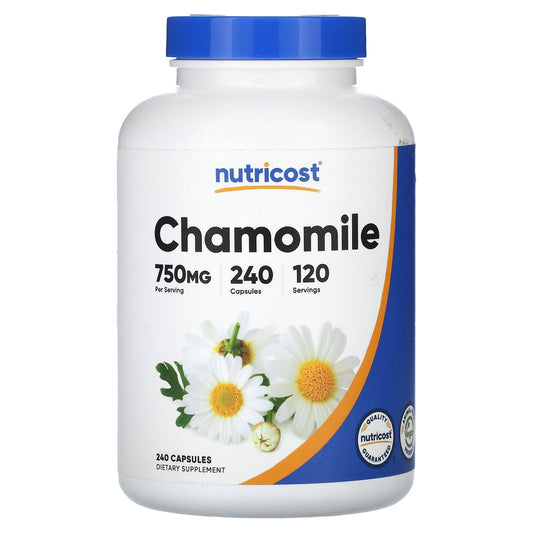 Nutricost, Chamomile, 240 Capsules (375 mg per Capsule)