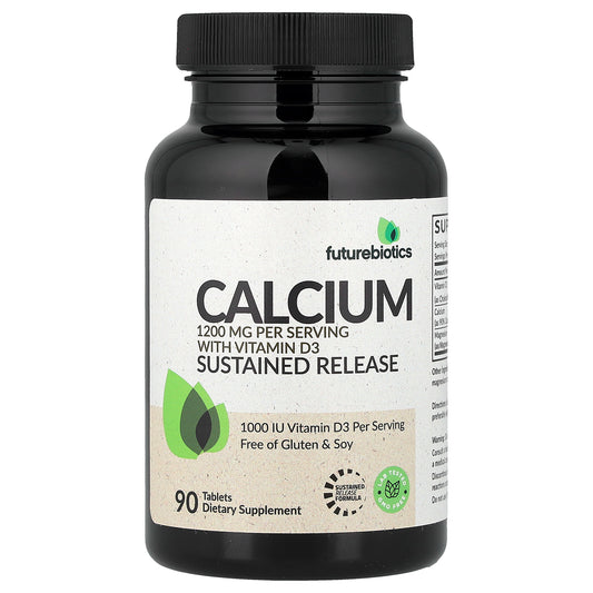 Futurebiotics, Calcium With Vitamin D3, Sustained Release, 90 Tablets