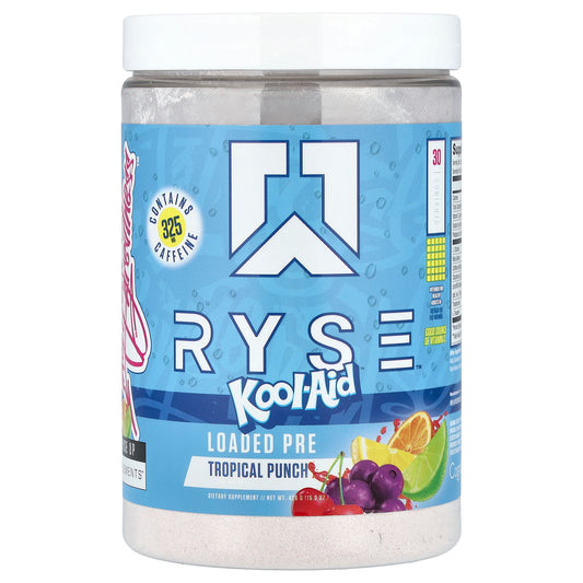 RYSE, Loaded Pre, Kool-Aid™ Tropical Punch, 15 oz (426 g)