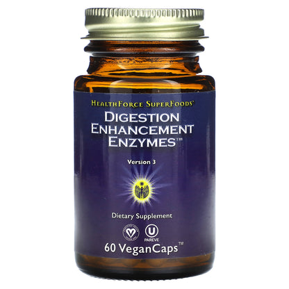 HealthForce Superfoods, Digestion Enhancement Enzymes, 60 VeganCaps