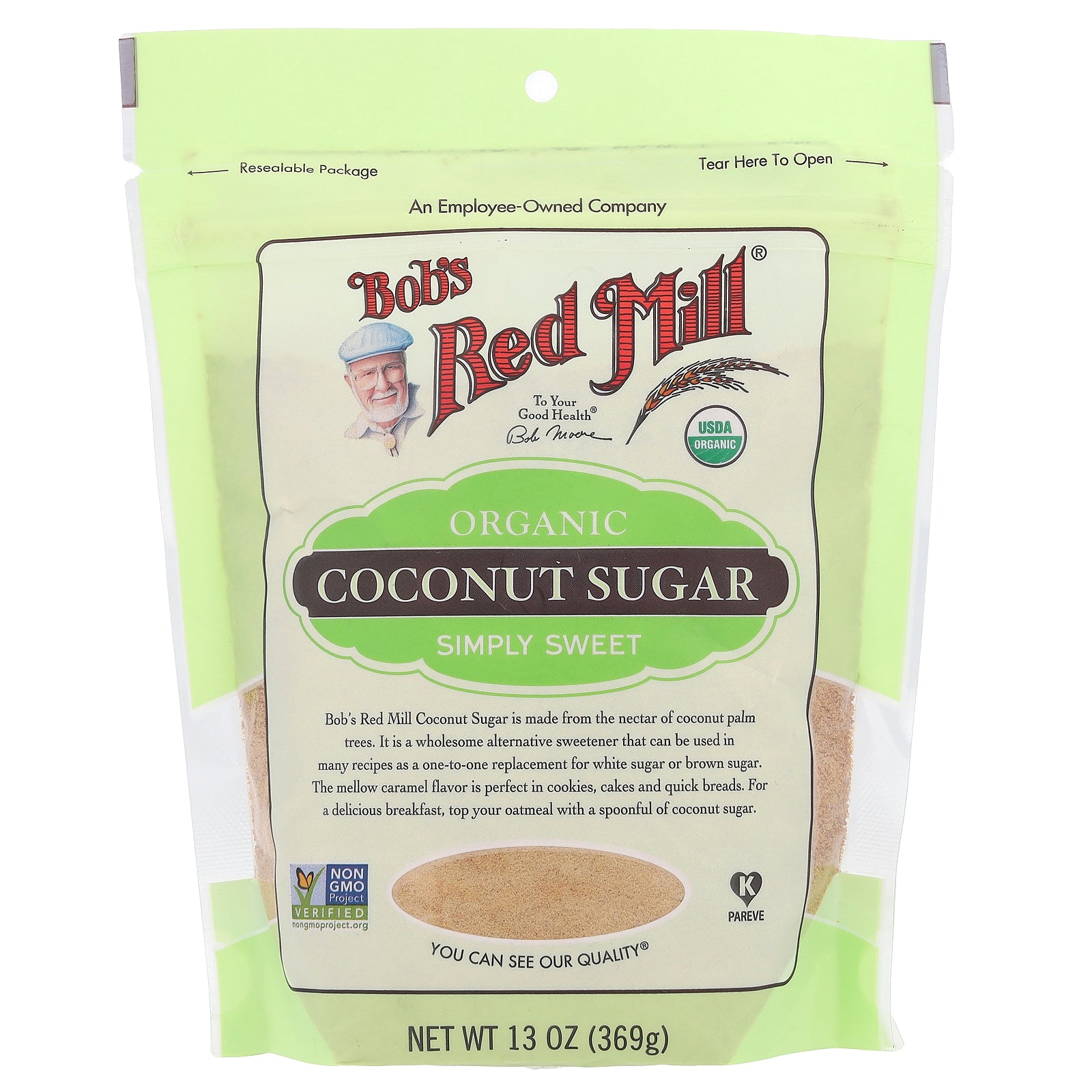 Bob's Red Mill, Organic Coconut Sugar, 13 oz (369 g)