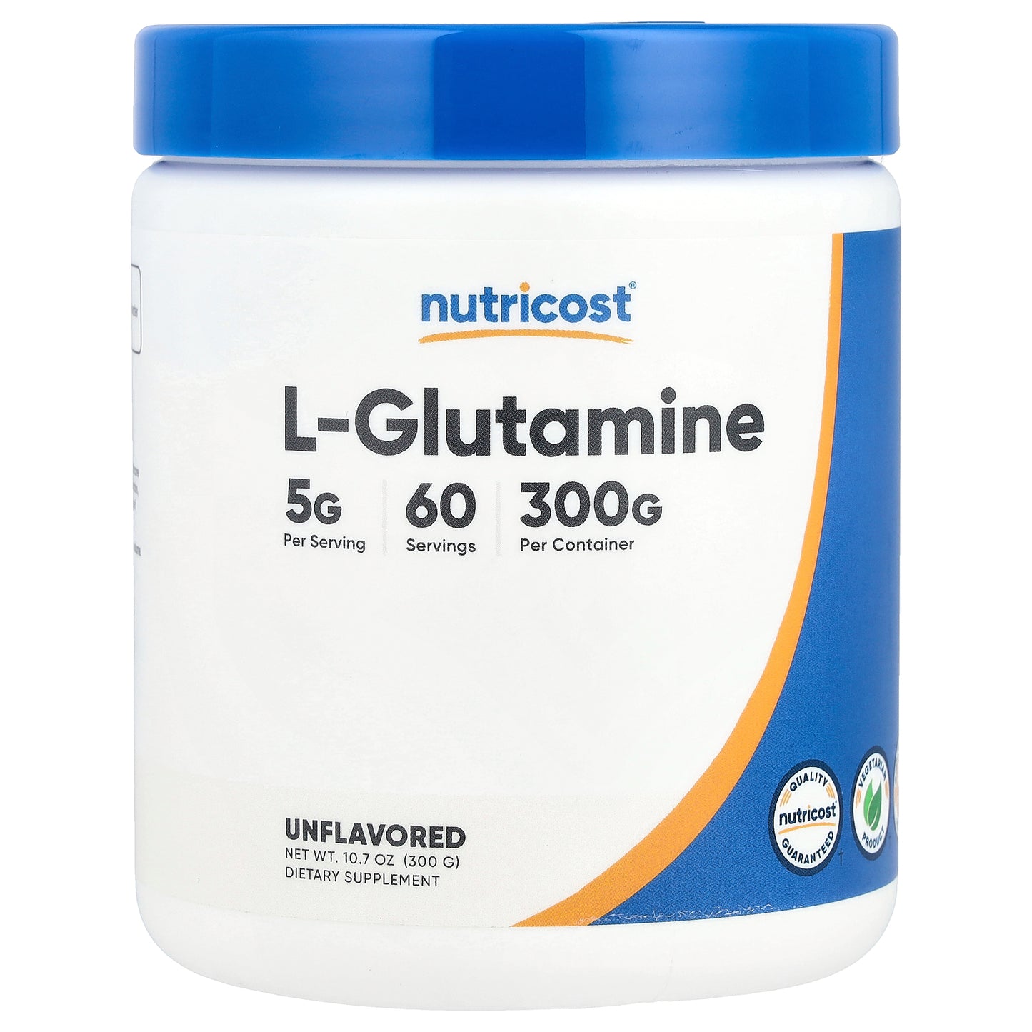 Nutricost, L-Glutamine, Unflavored, 10.7 oz (300 g)