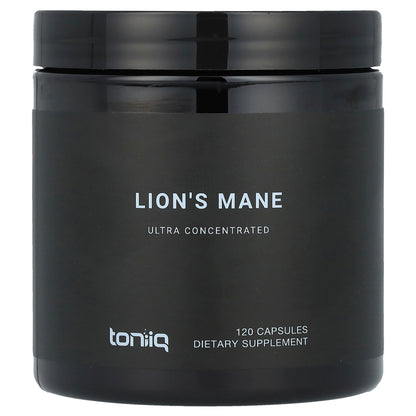 Toniiq, Lion's Mane, 120 Capsules (600 mg per Capsule)
