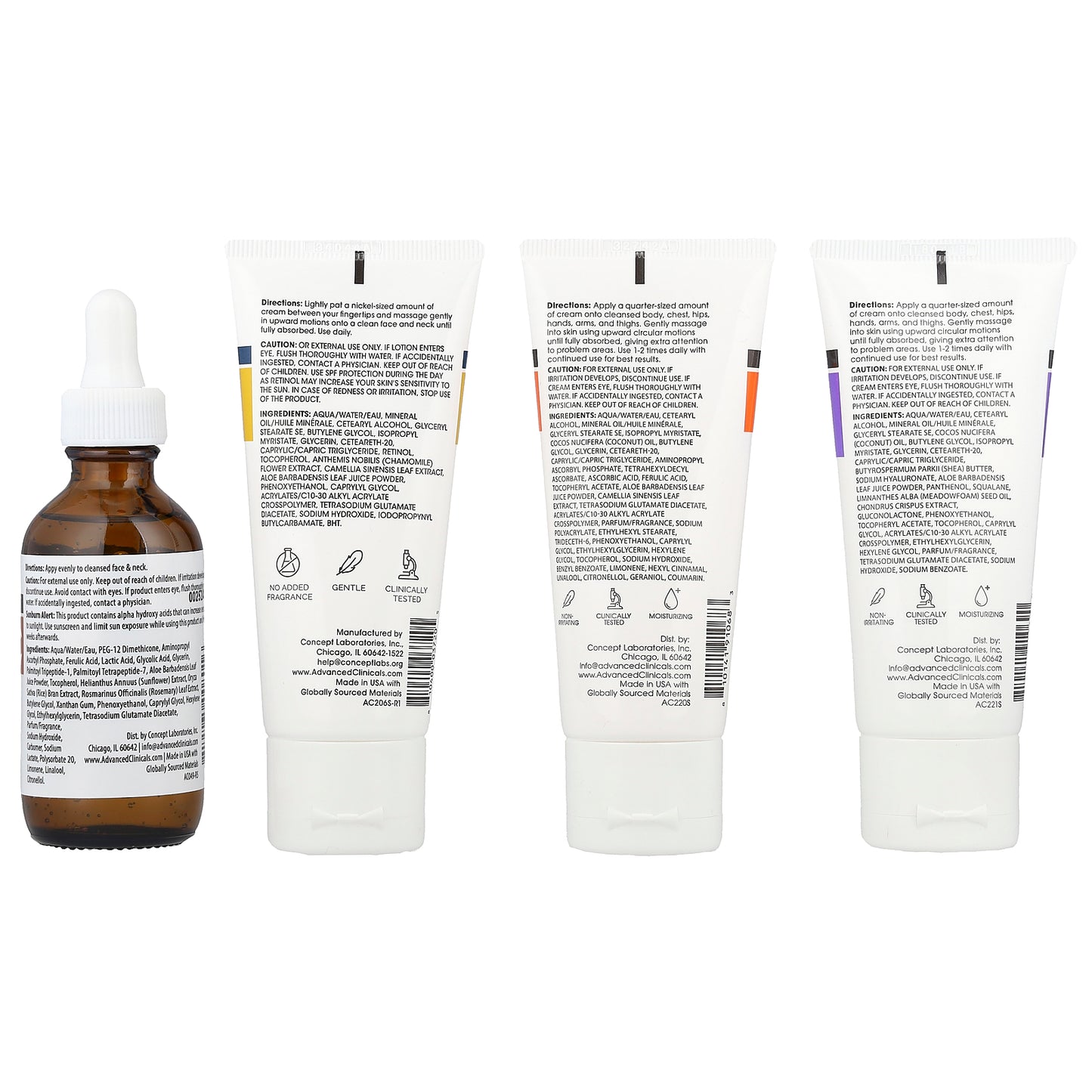 Advanced Clinicals, iHerb Gift Set, Everyday Essentials Beauty Bag, 5 Items