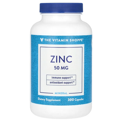 The Vitamin Shoppe, Zinc, 50 mg, 300 Capsules