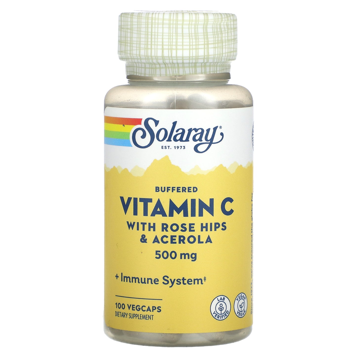 Solaray, Buffered Vitamin C, 500 mg, 100 VegCaps