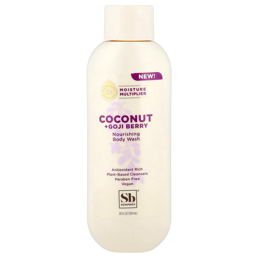 Soapbox, Nourishing Body Wash, Coconut + Goji Berry, 20 fl oz (591 ml)