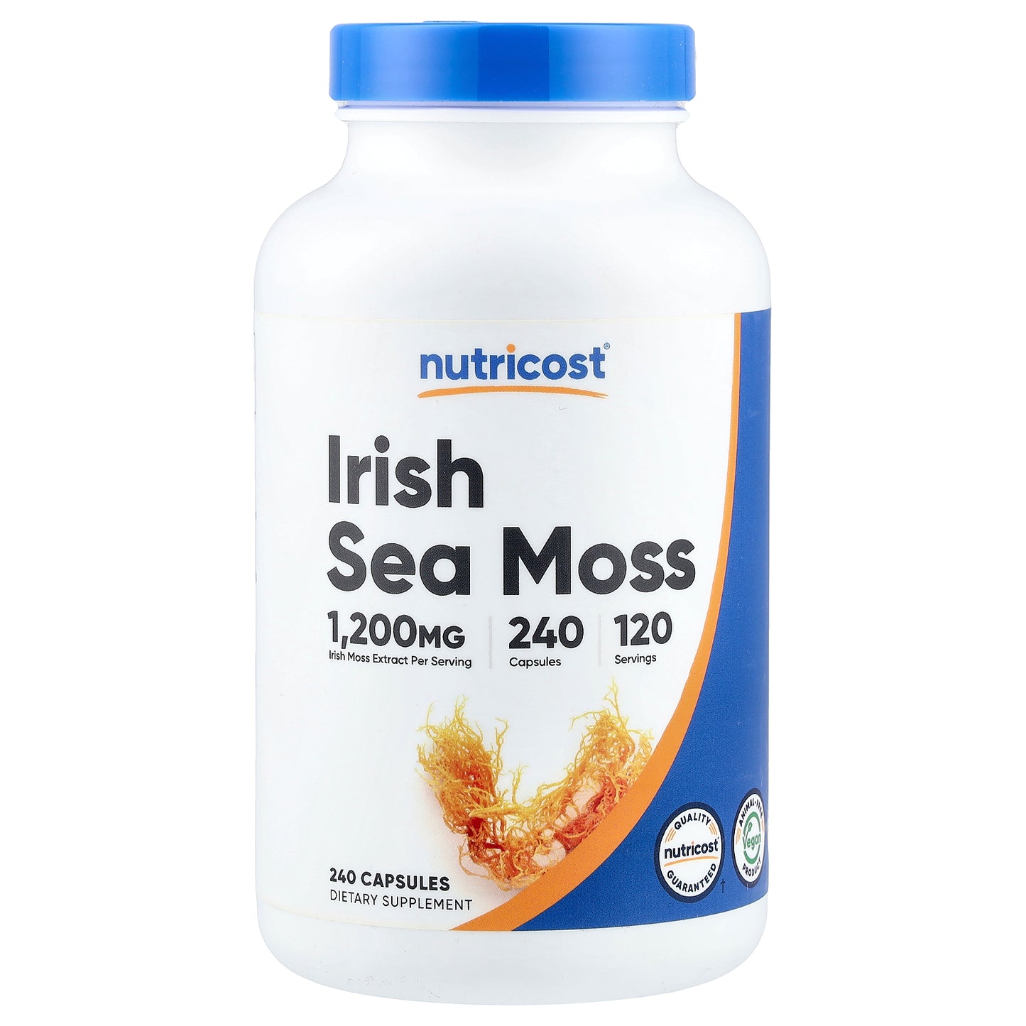 Nutricost, Irish Sea Moss, 240 Capsules (600 mg per Capsule)