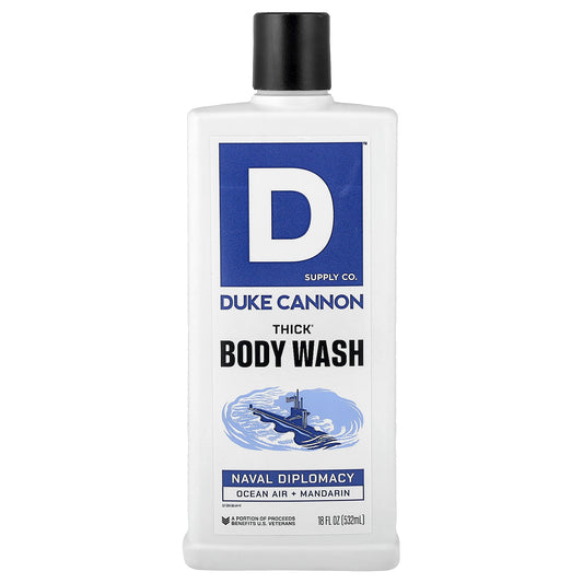 Duke Cannon Supply Co., Thick® Body Wash, Naval Diplomacy, 18 fl oz (532 ml)