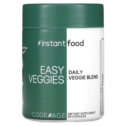 Codeage, Instant Food, Easy Veggies, Daily Veggie Blend, 90 Capsules