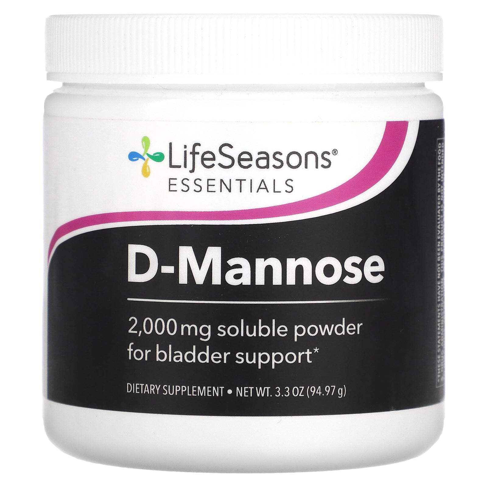 LifeSeasons, D-Mannose, 3.3 oz (94.97 g)