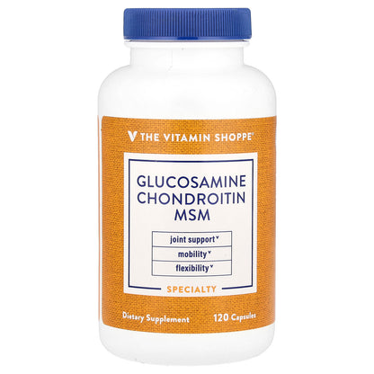 The Vitamin Shoppe, Glucosamine Chondroitin MSM, 120 Capsule