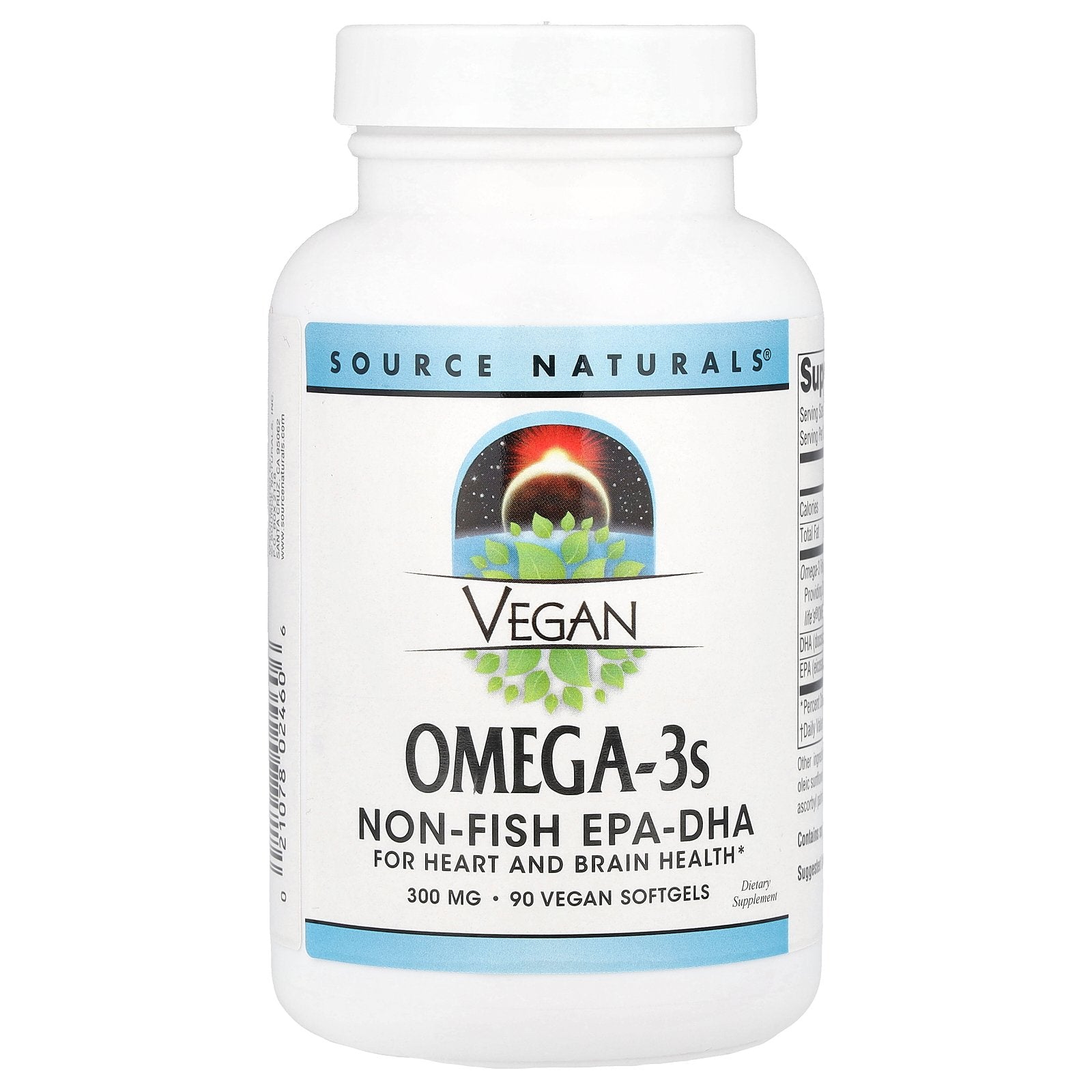 Source Naturals, Vegan Omega-3s, 300 mg , 90 Vegan Softgels