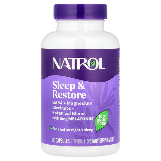 Natrol, Sleep & Restore, 60 Capsules