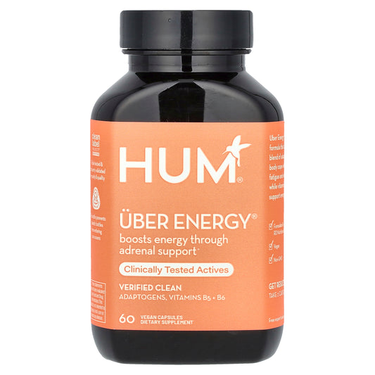 HUM Nutrition, Uber Energy, 60 Vegan Capsules