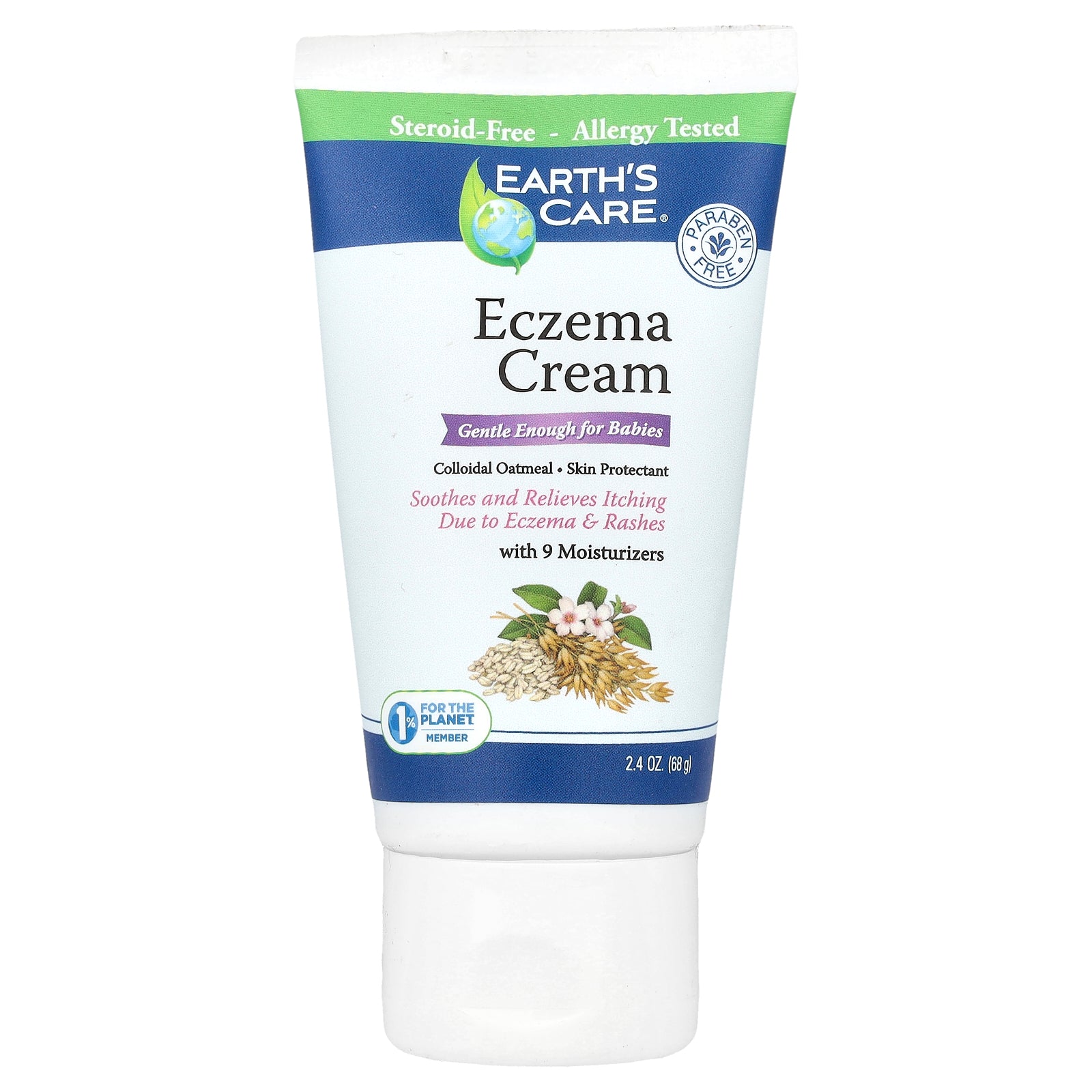 Earth's Care, Eczema Cream, 2.4 oz (68 g)