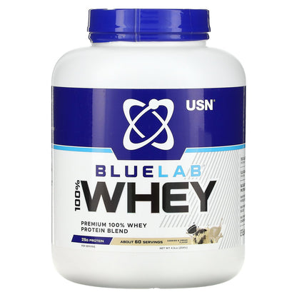 USN, BLUELAB, 100% Whey, Cookies & Cream, 4.5 lbs (2,041 g)