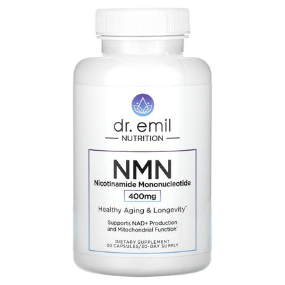 Dr. Emil Nutrition, NMN, 400 mg, 30 Capsules