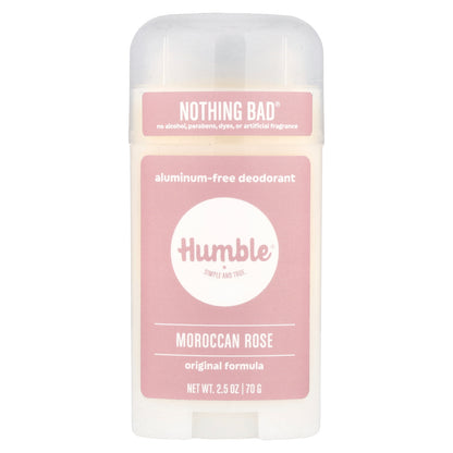 Humble Brands, Aluminum-Free Deodorant, Moroccan Rose, 2.5 oz (70 g)