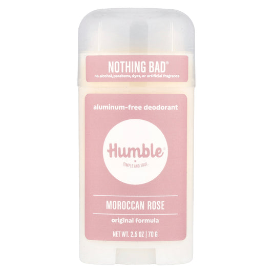 Humble Brands, Aluminum-Free Deodorant, Moroccan Rose, 2.5 oz (70 g)