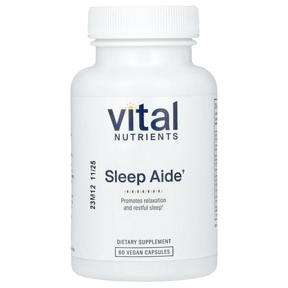 Vital Nutrients, Sleep Aide, 60 Vegan Capsules