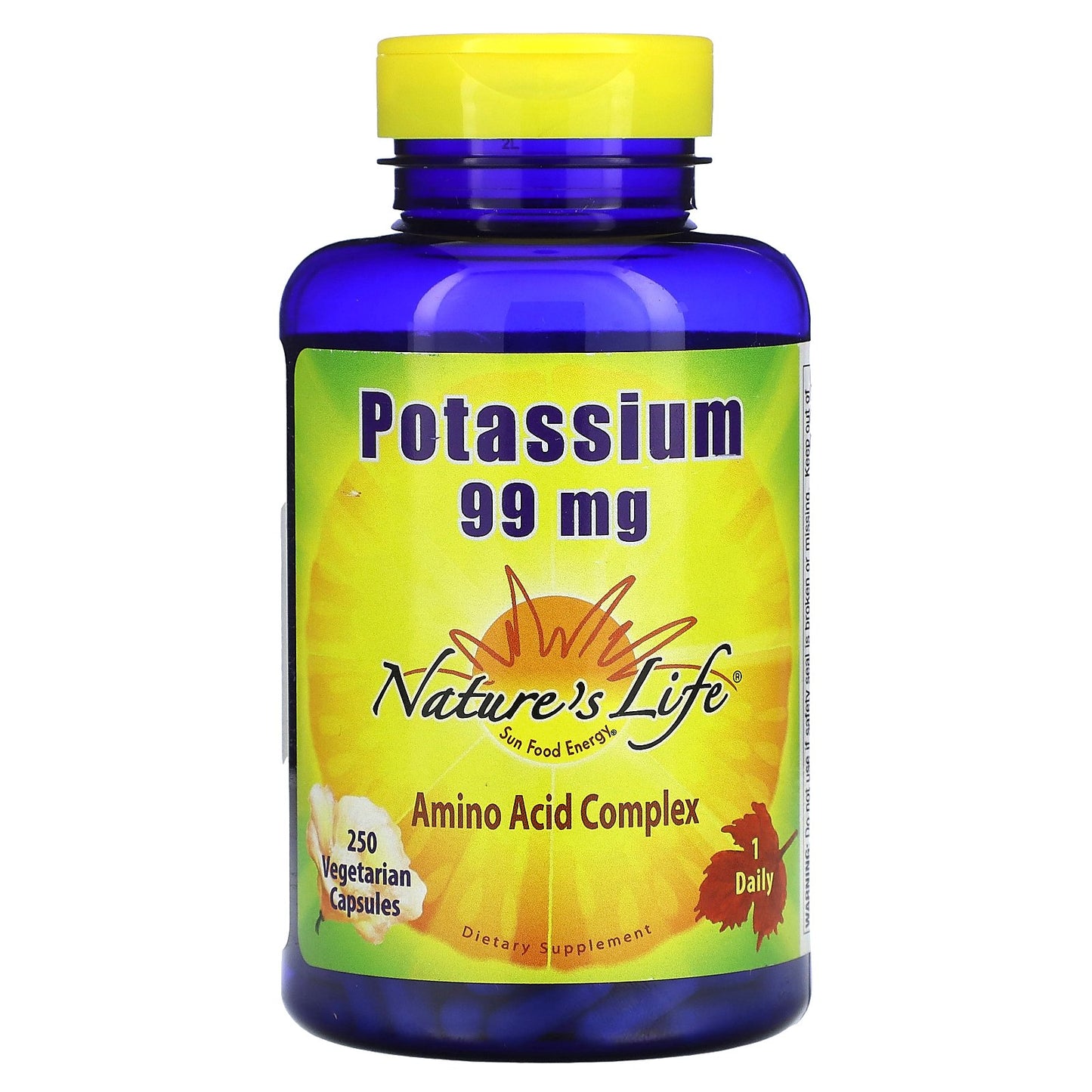 Nature's Life, Potassium, 99 mg, 250 Vegetarian Capsules